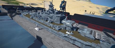 Space Engineers Uss Alabama Bb 60 V 10 Blueprint Ship Base Other
