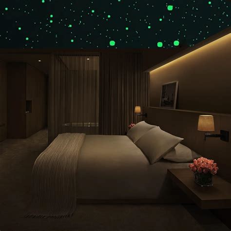 Amazon Realistic D Domed Glow In The Dark Stars Stickers Dots