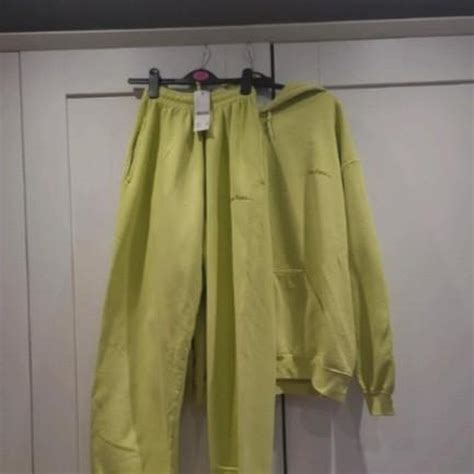 Iets Frans Lime Green Tracksuit Good Condition Depop