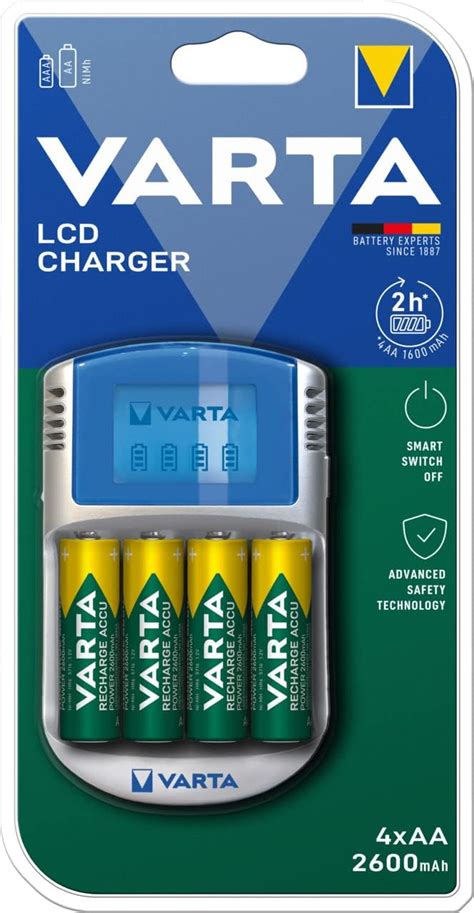 Varta Chargeur De Piles Incl X Aa Mah Charge Jusqu Aa Aaa