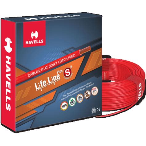 Havells Lifeline PVC Insulated Industrial Cable 2 5 Sqmm Single Core