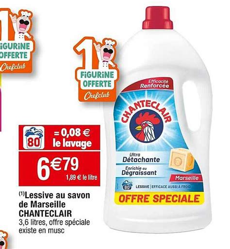 Promo Lessive Au Savon De Marseille Chanteclair Chez Cora Icatalogue Fr