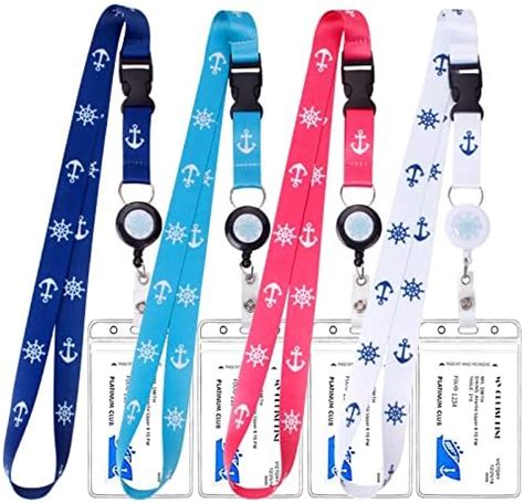 Amazon Retractable Cruise Lanyards Waterproof Cruise Lanyard