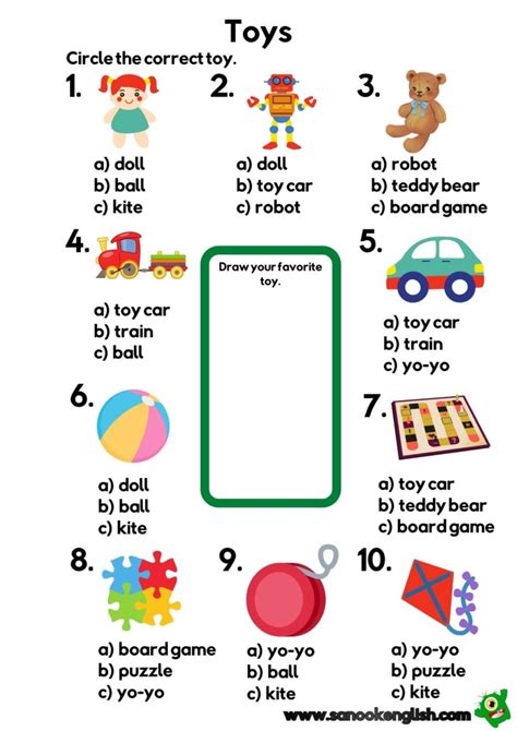 Toys Esl Worksheets 3 Awesome Pdfs Free To Download