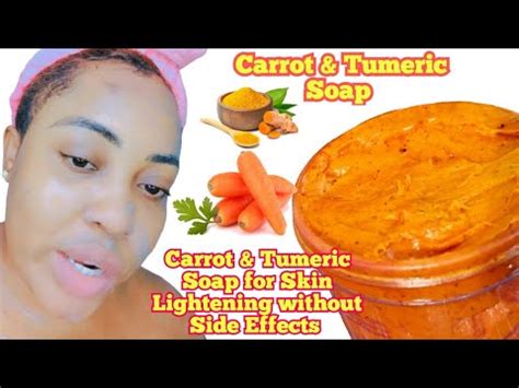 How To Make Skin Lightening Carrot Tumeric Soap For A Radiant