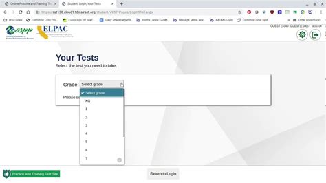 How To Log Into Caaspp Practice Test Hsd 4th Grade Youtube