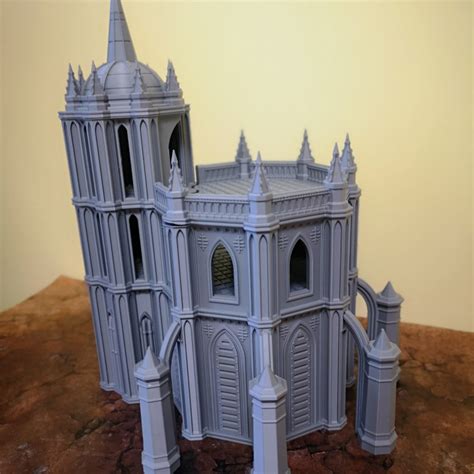 3d Print Of Emerita Imperial Suburbs Scifi Gothic City Grimdark