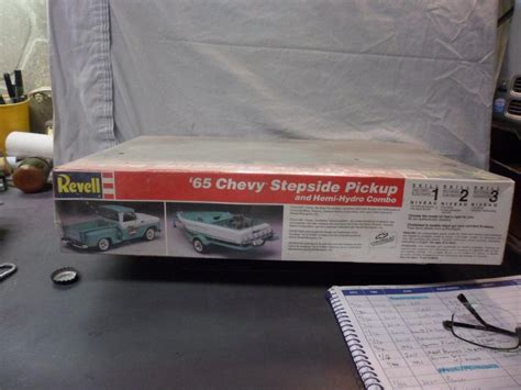 1965 Chevy Stepside Pickup W Hemi Hydro Racing Boat Revell 125 Scale