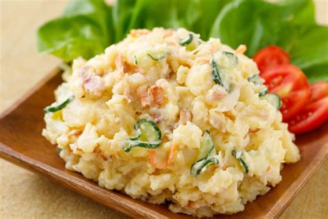 Resep Salad Kentang Ala Jepang Rasanya Creamy Asam Segar