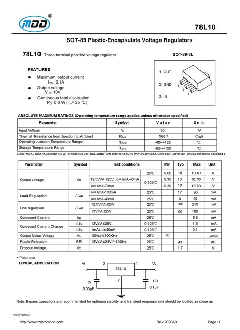 LM7810 Voltage Regulator Circuit Datasheet Pinout 49 OFF