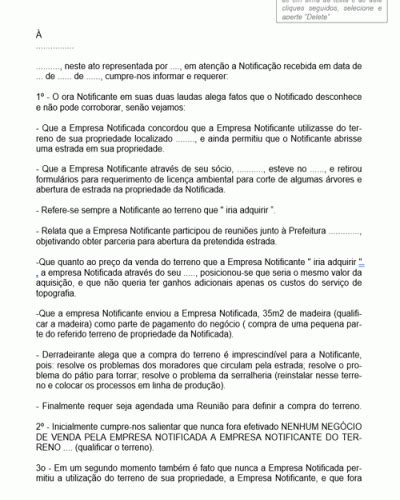 Modelo de Contrato de Desocupação de Imóvel