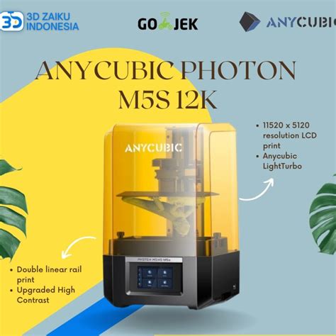 Jual Anycubic Photon M5 12K Mono LCD Autoleveling MSLA 3D Printer