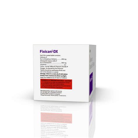 Buy Fixican Dx Strip Of 10 Tablets Online At Flat 15 Off Pharmeasy