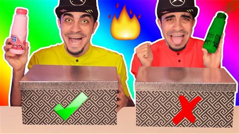 تحدي الصندوق الغامض بالميلك شيك 🤤😍 Mystery Box Of Milkshake Challenge