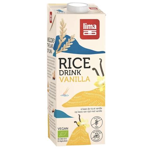 RICE DRINK VANILLE 1L LIMA Acheter Sur EtiketBio Eu