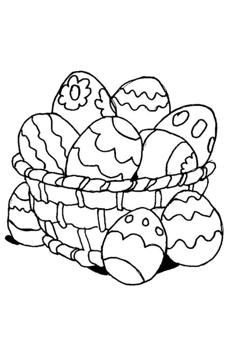 Coloriage Oeuf de pâques à compléter