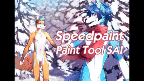 Furry Commission Speedpaint Paint Tool SAI YouTube