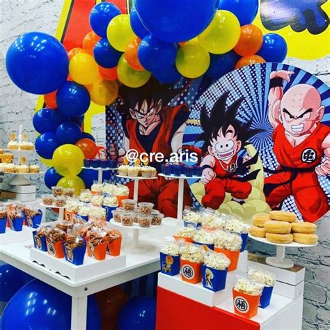 Fiesta De Drag N Ball Z Ideas Para Decorar El Cumplea Os Dragon