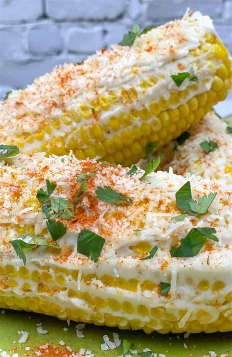 Air Fryer Mexican Corn Elote Splash Of Taste Vegetarian Recipes