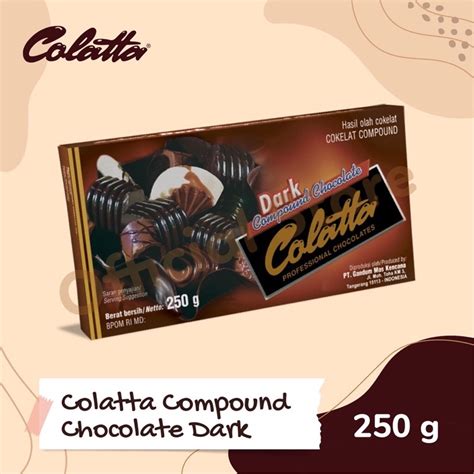 Jual Collata Dark Compound Coklat Batang Collata 250gr Shopee Indonesia