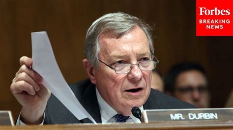 Dick Durbin Leads Senate Judiciary Committee Hearing On Pending