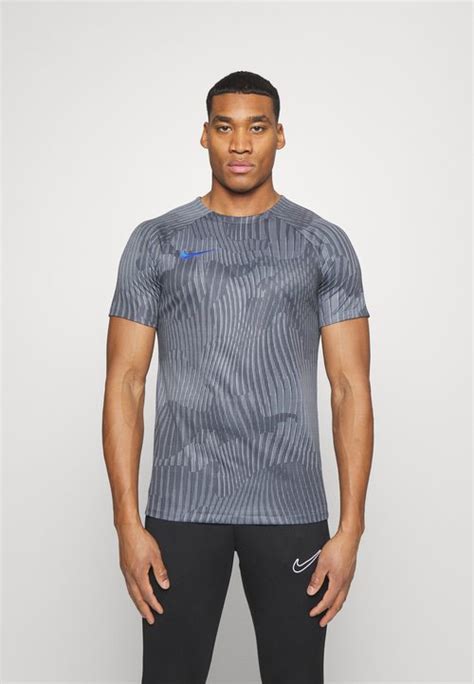 Nike Performance Miler T Shirt Print Black Silver Colored Schwarz