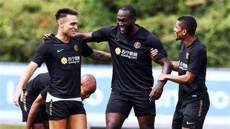 Primera Prueba De Lautaro Y Lukaku En El Inter Tyc Sports