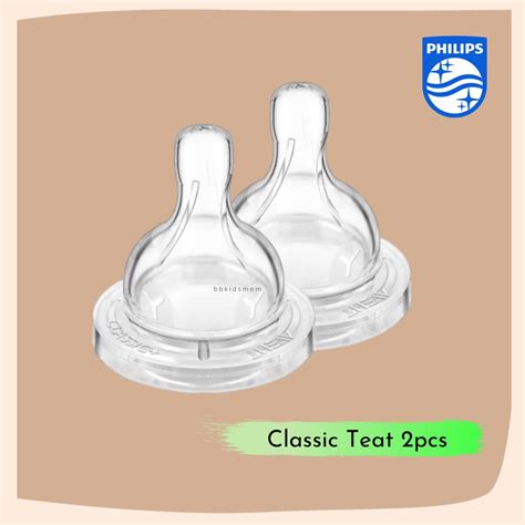 Puting Botol Susu Philips Avent Classic Anti Colic Teats 2pcs Pack