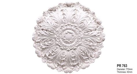 PR 724 Oyster Ceiling Rose Cornices Centre 2023