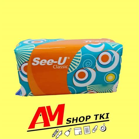 Jual SEE U Classic Facial Tissue 250 Sheets 2 Ply 40 Pcs Karton Di