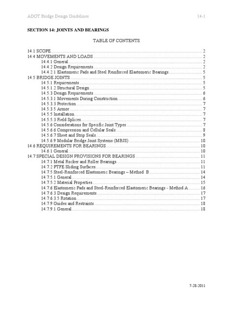 Bridge Design Guidelines - Joints and Bearings | PDF | Bearing ...