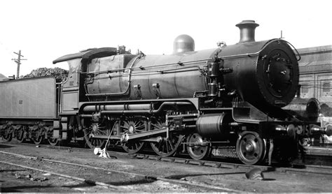 Nswgr Nn Class No 1315 Painted In 1920 Royal Tour Livery Probably At Eveleigh June 1920