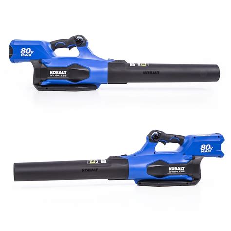 Kobalt 80 Volt Cordless Battery String Trimmer And Leaf Blower Combo Kit 2 5 Ah Battery