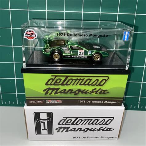 Hot Wheels Collectors Rlc Exclusive De Tomaso Mangusta Green In Hand Picclick Ca