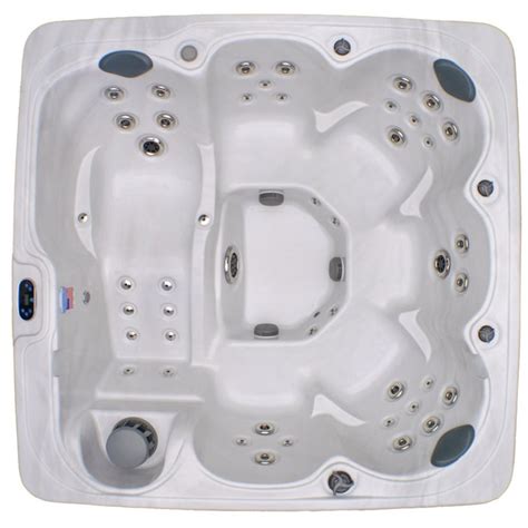 Home And Garden Spas 6 Person 71 Jet Acrylic Square Hot Tub With Ozonator In Mocha Reviews