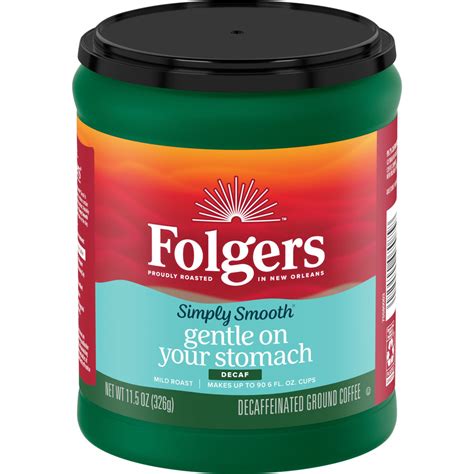 Simply Smooth Decaf Coffee | Folgers®