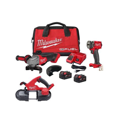 Milwaukee M18 Fuel 18 Volt Lithium Ion Brushless Cordless Grinder And 3 8