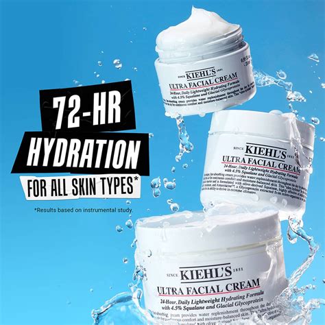 Ultra Facial Cream With Squalane Refillable Face Cream Kiehls