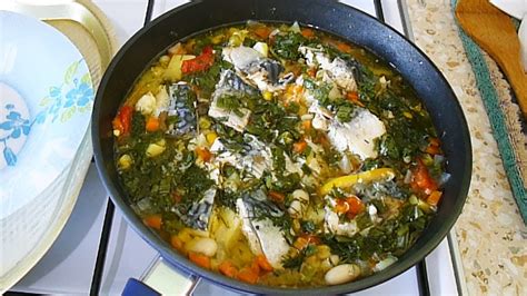 Скумбрия с овощами на сковороде. Самый простой и вкусный рецепт. - YouTube
