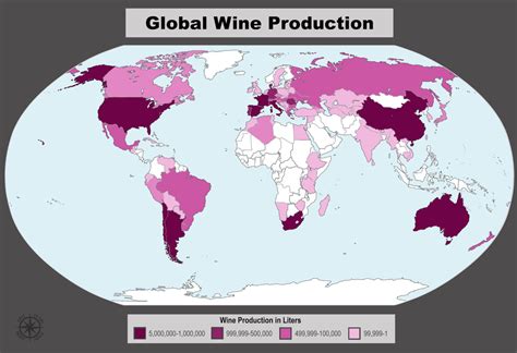 Lost In The Wine Aisle Litwas First Map Global Wine Production