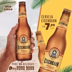 Post Feed Distribuidora Cerveja Eisenbahn Social Media Psd Edit Vel Em