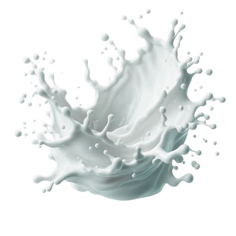 White Milk Splash On Transparent Background Png 38598925 Png