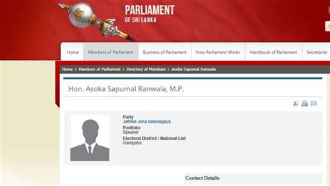 Parliament Website Removes Dr Title From Speakers Profile