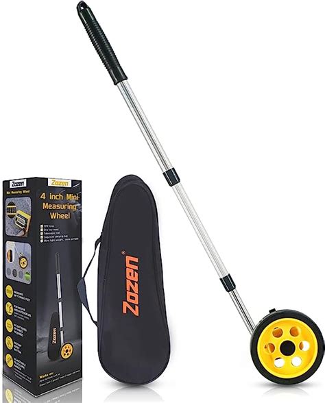 Zozen Measuring Wheel 4 Inch Measure Wheel Scalable Length