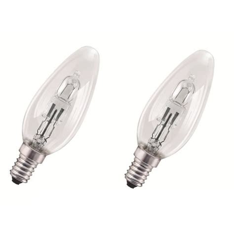 Osram Lot De Ampoules Halog Ne Eco Flamme E Cm K W W