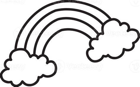 Hand Drawn Rainbow Illustration 13126843 Png