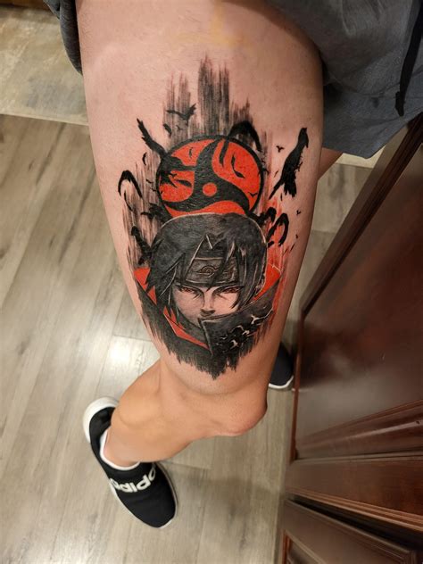 Itachi Tattoo Done By Tattooisttk In Nyc Super Happy With Results Ranimetattoos