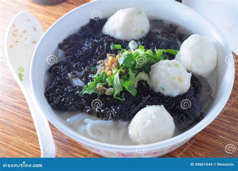 Cuttlefish ball seaweed stock photo. Image of soup, rice - 30661044