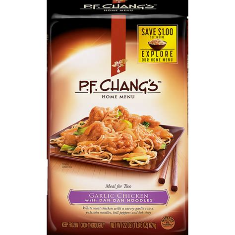 Pf Changs Home Menu Frozen Meal Garlic Chicken With Dan Dan Noodles