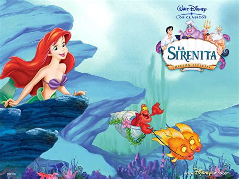 Обои для рабочего стола Disney Русалочка мультик 600x450